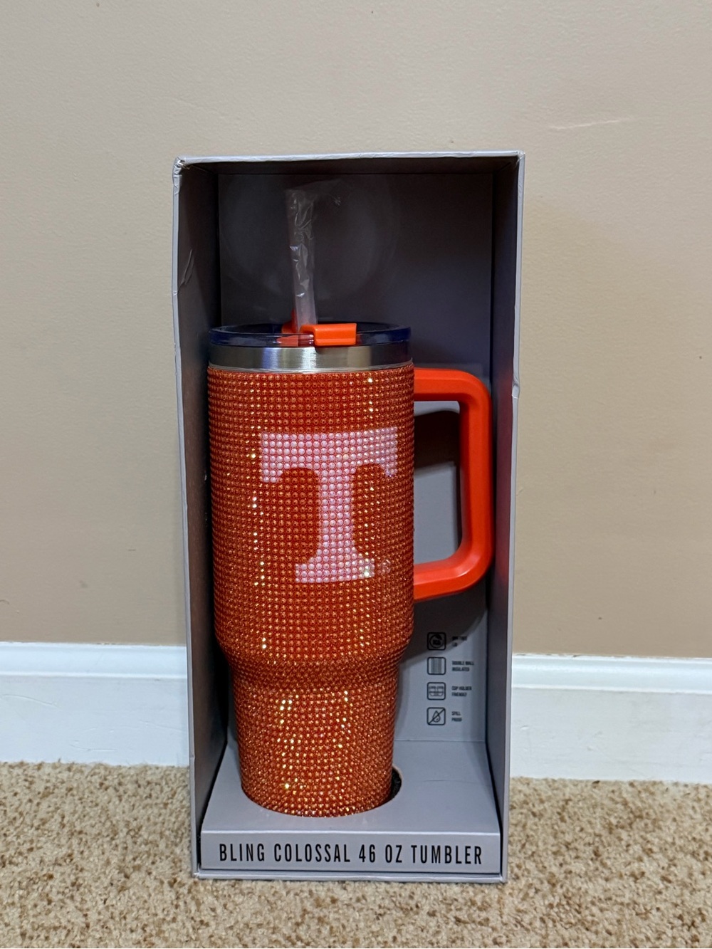 Tennessee Rhinestone 46 oz Tumbler